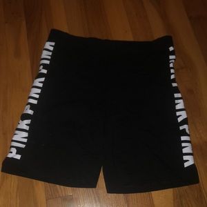 pink biker shorts